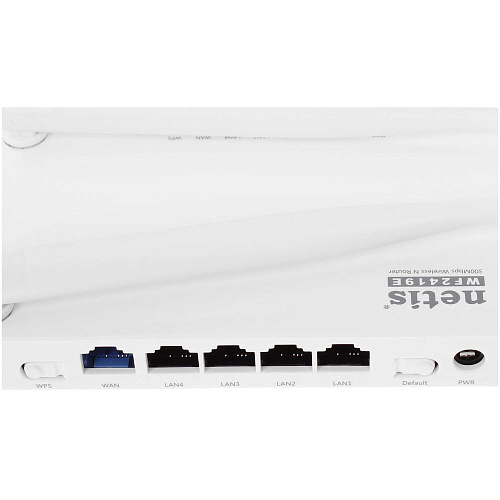 Беспроводной маршрутизатор Netis WF2419E, 802.11b/g/n, 300Мбит/с, 2.4ГГц, 4xLAN, 1xWAN