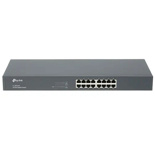 Коммутатор TP-LINK TL-SG1016 неуправляемый 16 портов 10/100/1000 Мбит/с