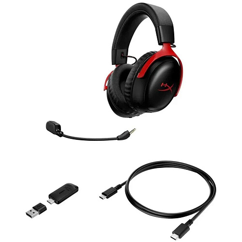 Гарнитура HyperX Cloud III S Wireless Black\Red