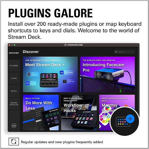Панель для стриминга Elgato Stream Deck + (10GBD9901)