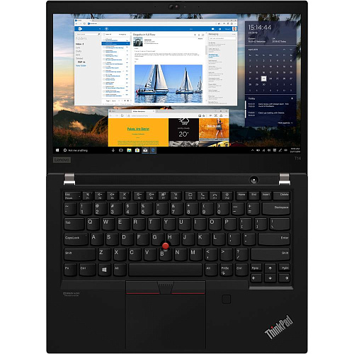 Ноутбук Lenovo ThinkPad T14 Gen 1 Core i7 10510U/16Gb/512Gb SSD/NV MX330 2Gb/14" FullHD/DOS Black