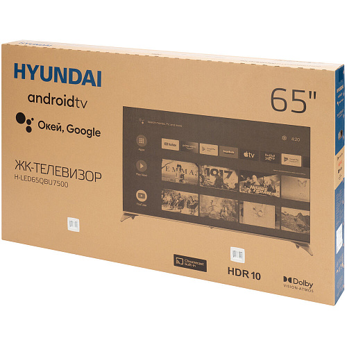 Телевизор 65" Hyundai H-LED65QBU7500