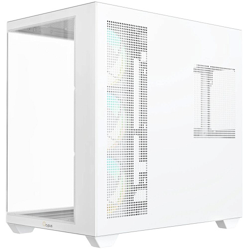 Корпус ATX Miditower Ocypus Gamma C74 BK ARGB White