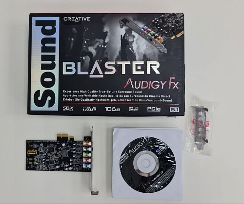 Звуковая карта Creative SB Audigy FX (SB1570) PCI-E УЦЕНКА