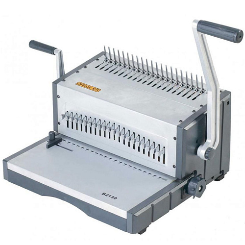 Переплетчик Office Kit B2130 A4, на пластиковую пружину, 30л перф, 500л сшив.