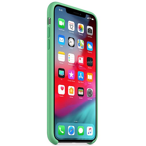 Чехол для Apple iPhone Xs Max Silicone Case Spearmint