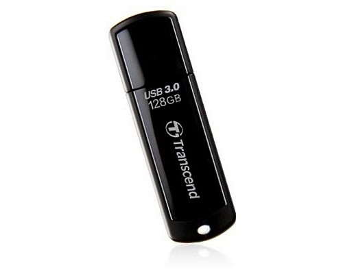 USB Flash накопитель 128GB Transcend JetFlash 700 (TS128GJF700) USB 3.0 Черный