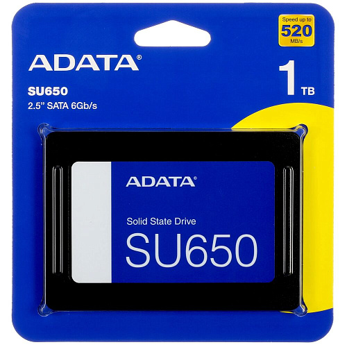 Внутренний SSD-накопитель 1000Gb A-Data Ultimate SU650 ASU650SS-1TT-R SATA3 2.5"