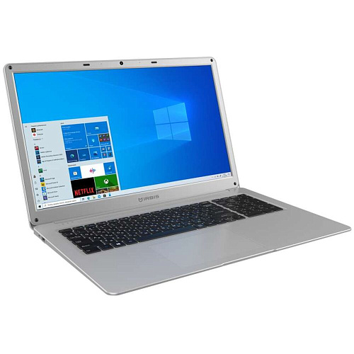 Ноутбук IRBIS NB702 Pentium J3710/4Gb/128Gb/17.3" HD+/Win10 Silver