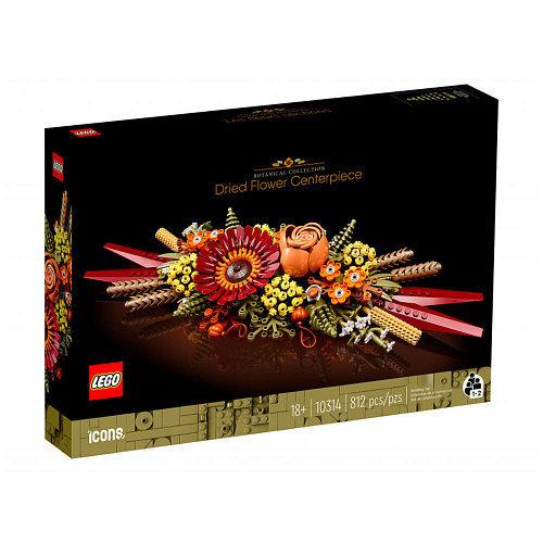 LEGO Icons Композиция из сухоцветов