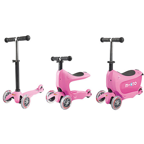 Самокат Micro Mini2Go розовый