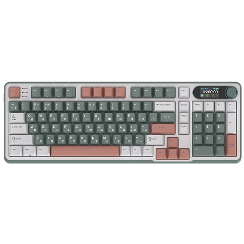 Клавиатура беспроводная Royal Kludge RK-S98 Wireless (RK Brown Switch) RGB (русская раскладка) Camping