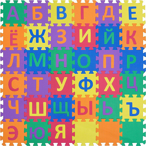 Пазл Коврик-пазл с русским алфавитом NT Funkids "Алфавит-3" 01