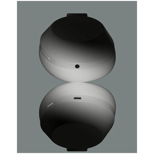 Bluetooth гарнитура Commo Etude молочно-графитовый