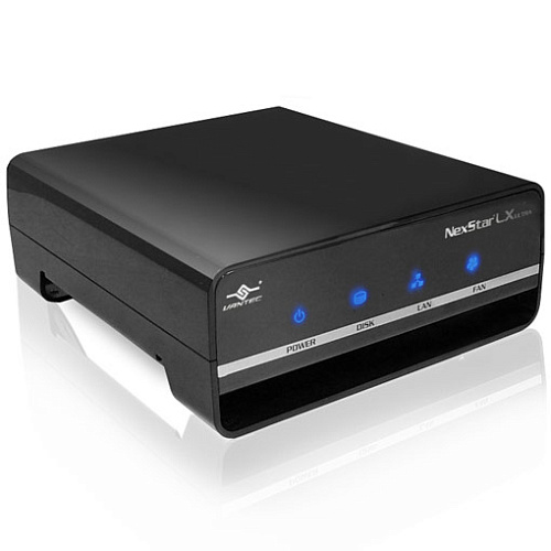 Корпус 3.5"  Vantec Nexstar NST-475LX-BK, 3.5", SATA->USB2.0&eSATA&RJ-45