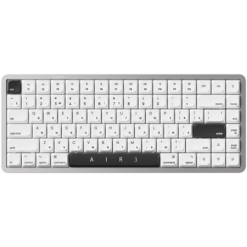 Клавиатура беспроводная xG AIR 3 Wireless (Kailh Winter Mini Switch (Silent Tactile)) RGB (русская раскладка) White