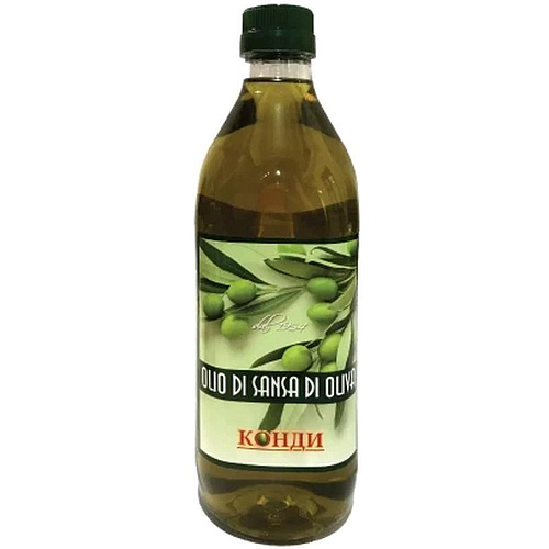 Масло оливковое Конди Extra Virgin очищенное первого холодного прессования, пластиковая бутылка, 1л