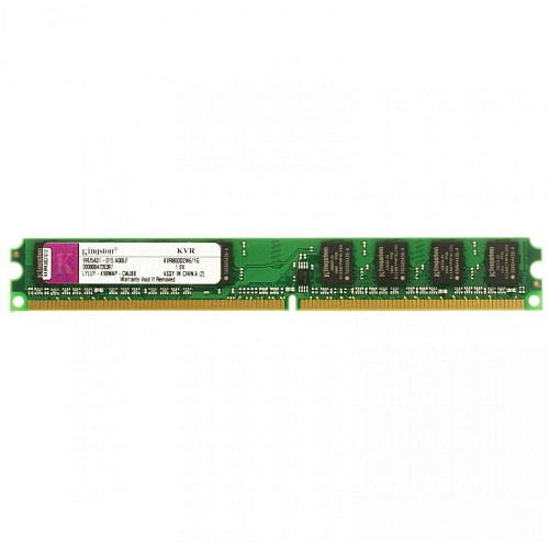 Модуль памяти DIMM 1Gb DDR2 PC6400 800MHz Kingston (KVR800D2N6/1G) 