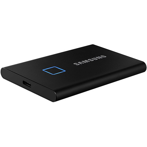 Внешний SSD-накопитель 1Tb Samsung T7 Touch MU-PC1T0K/WW (SSD) USB 3.2 Type C Черный УЦЕНКА
