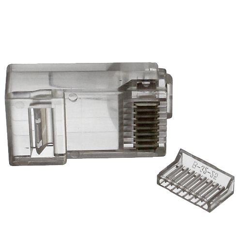 RJ45 коннектор (обжимной) со вставкой