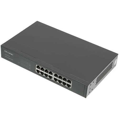 Коммутатор TP-LINK TL-SG1016D неуправляемый 16 портов 10/100/1000 Мбит/с