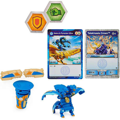 Spin Master Bakugan 6059944 Бакуган Ультра Сабра x Пиравиан с Баку-силой
