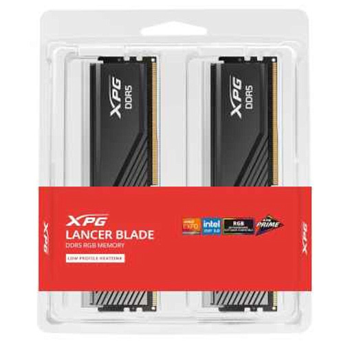 Модуль памяти DIMM 32Gb 2х16Gb DDR5 PC48000 6000MHz ADATA XPG Lancer Blade RGB Black (AX5U6000C4816G-DTLABRBK)