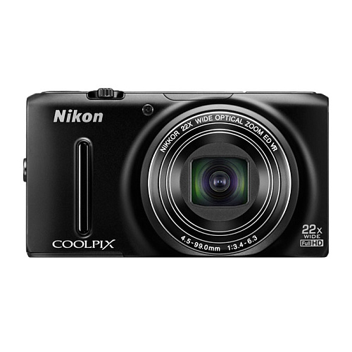 Компактная фотокамера Nikon Coolpix S9500 black (18.1 Mpix, 3"LCD, 22x zoom, 1920x1080p)