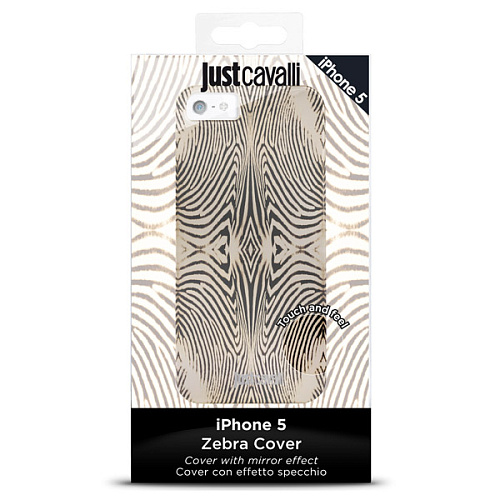 Чехол для iPhone 5 / iPhone 5S Just Cavalli Zebra, желтый