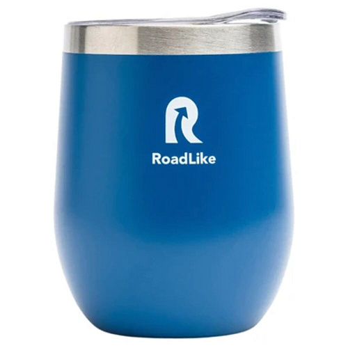 RoadLike Термокружка Mug, синий, 0,35 л.