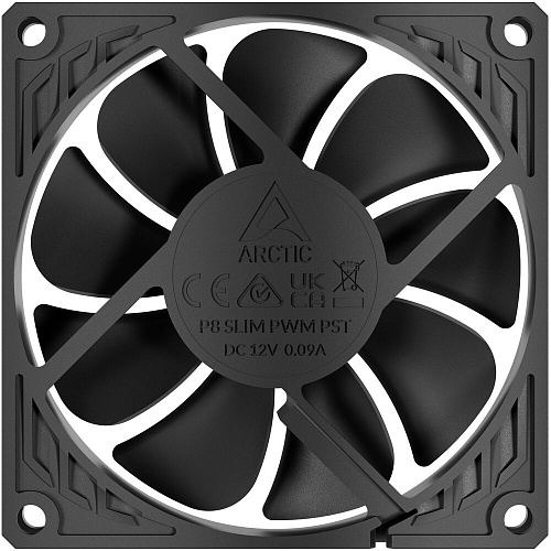 Вентилятор 80x80 Arctic P8 Slim PWM PST (ACFAN00295A) Ret