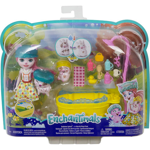 Enchantimals Mattel Сюжетный игровой набор GJX35 Банный день