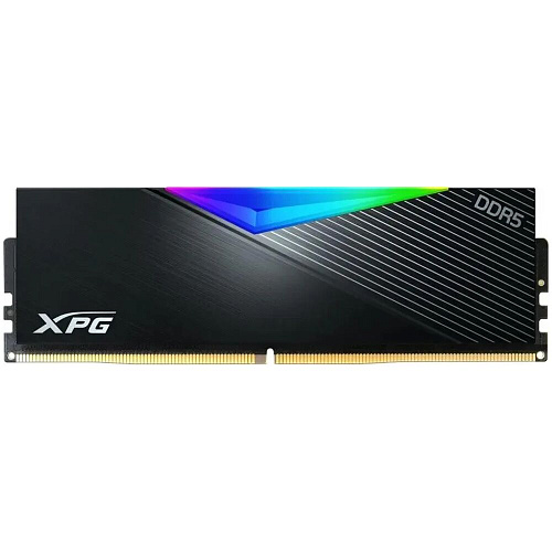 Модуль памяти DIMM 32Gb 2х16Gb DDR5 PC64000 8000MHz ADATA Lancer Neon RGB Black (AX5U8000C3816G-DCLARBK)