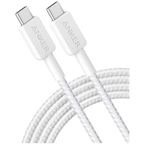 Кабель Type C - Type C 3m Anker Power Line 322 60W белый