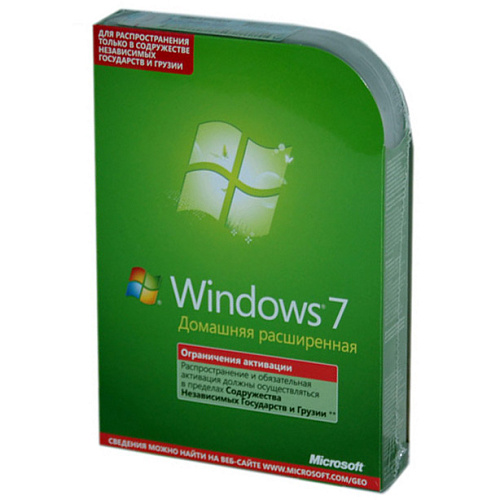 Операционная система Microsoft Windows 7 Home Premium 32&64 DVD BOX