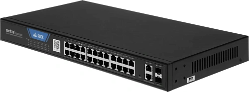 Коммутатор Netis ST228GPR-2G2S (L2) 26x1Гбит/с 2SFP 24PoE+375W настраиваемый