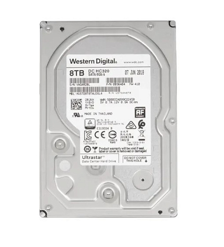 Внутренний жесткий диск 3,5" 8Tb WD (HUS728T8TALE6L4 0B36404) 256Mb 7200rpm SATA3 Ultrastar