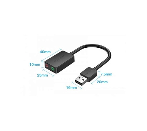 Звуковая карта Vention CDYB0 USB