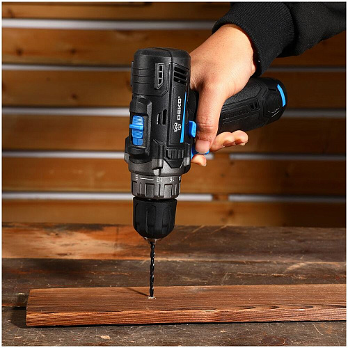 Аккумуляторная дрель-шуруповерт Deko DKCD12V PRO, 12В, 1x1.5Ач 083-1003