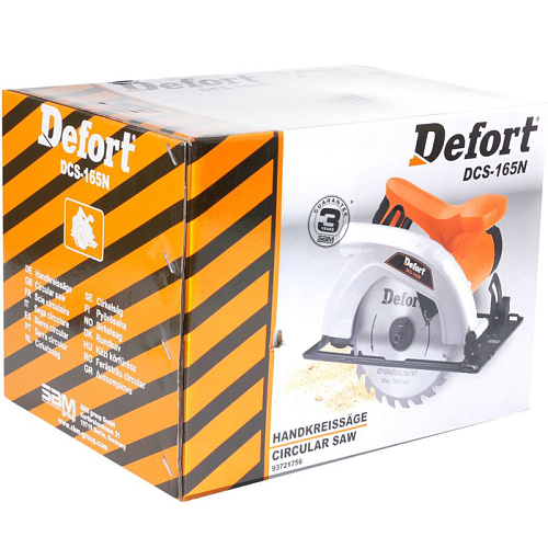 Дисковая пила DeFort DCS-165N