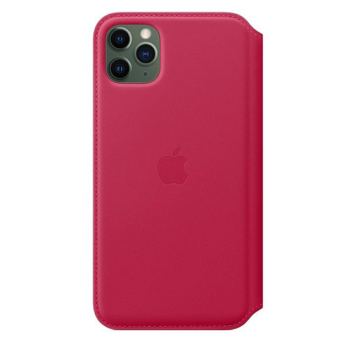 Чехол для Apple iPhone 11 Pro Max Leather Folio Raspberry