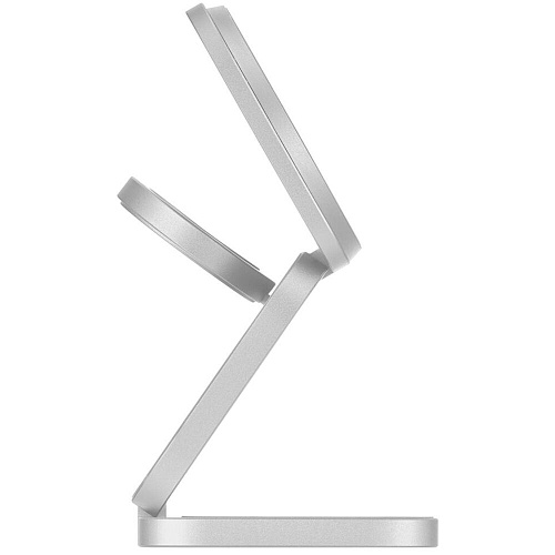 Беспроводная зарядная панель 3 в 1 Для IPhone, Apple Watch, Airpods uBear Balance Slim Qi2.2 35W Silver