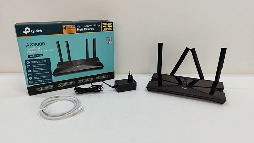 Беспроводной маршрутизатор TP-LINK Archer AX50, Wi-Fi 6 802.11ax, 3000 Мбит/с, 2.4ГГц и 5ГГц, 4xGbLAN, 1xGbWAN, 1xUSB3.0 УЦЕНКА