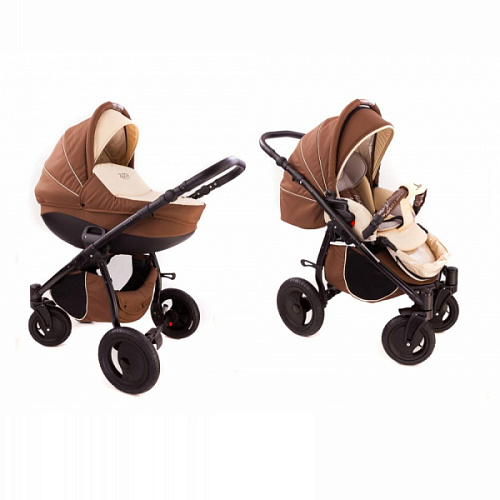 Коляска 2 в 1 Tutis Zippy Sport Plus Шоколадный/молочный
