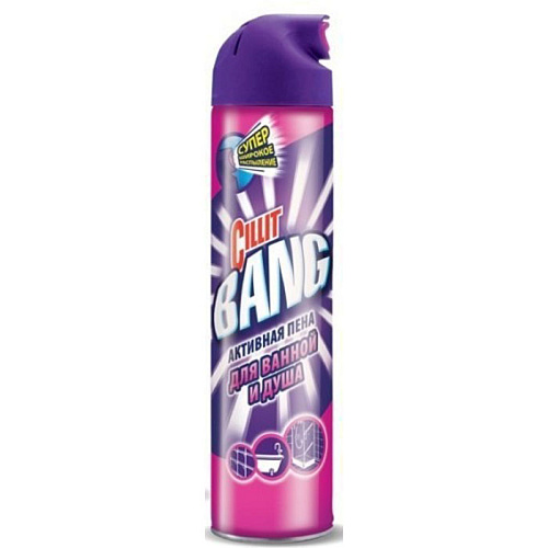CILLIT BANG Средство чистящее Активная пена для ванной и душа 600 мл