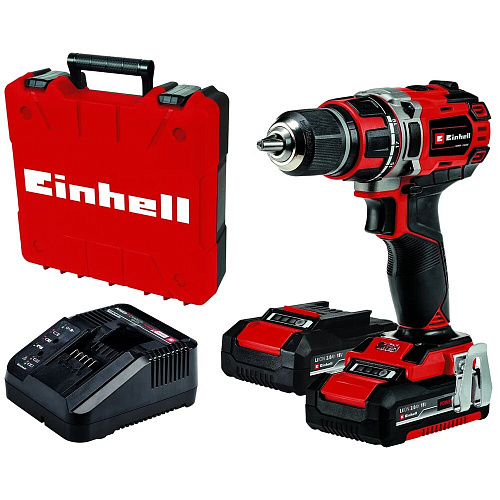 Аккумуляторная дрель-шуруповерт Einhell PXC TE-CD 18/50 Li BL (2x2,0Aч) 4513896