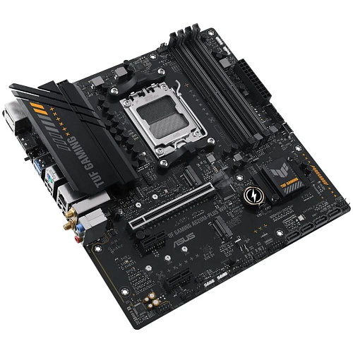 Материнская плата ASUS TUF Gaming A620M-Plus WiFi A620 Socket AM5 4xDDR5, 4xSATA3, 2xM.2, 1xPCI-E16x, 2xUSB3.2, 2xDP, HDMI, WiFi, 2.5Glan, mATX
