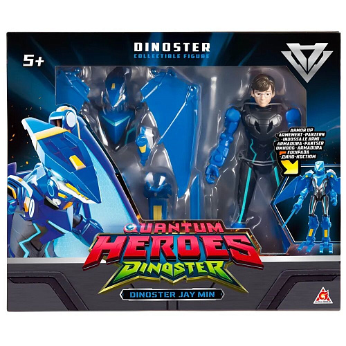 Dinoster Большая фигурка героя Диностер Джей Мин в дино-костюме 20 см