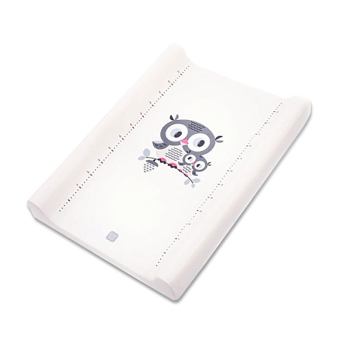 Пеленальный матрас Ber Ber Dino Mat 50 Owl Совы (Серый)