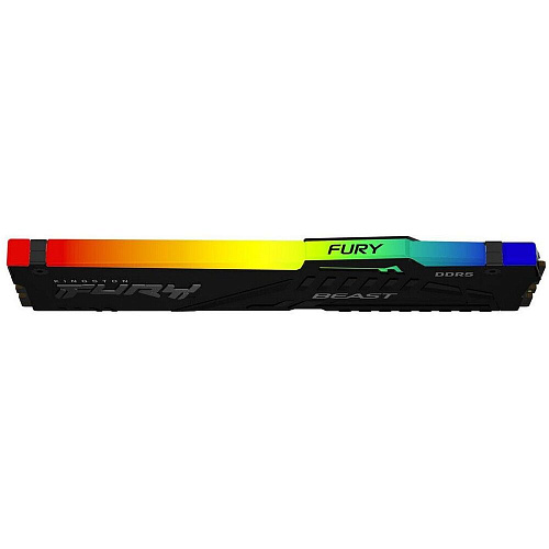 Модуль памяти DIMM 16Gb DDR5 PC48000 6000MHz Kingston Fury Beast RGB Black (KF560C36BBE2A-16)